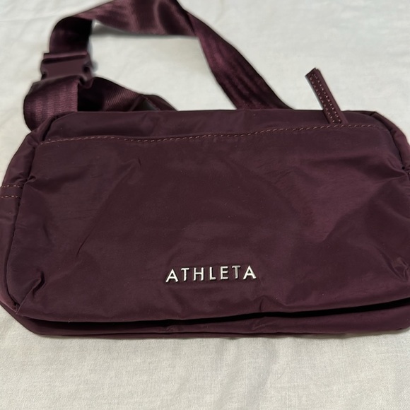 Athleta Purple Belt bag Adjustable Travel - Picture 2 of 8